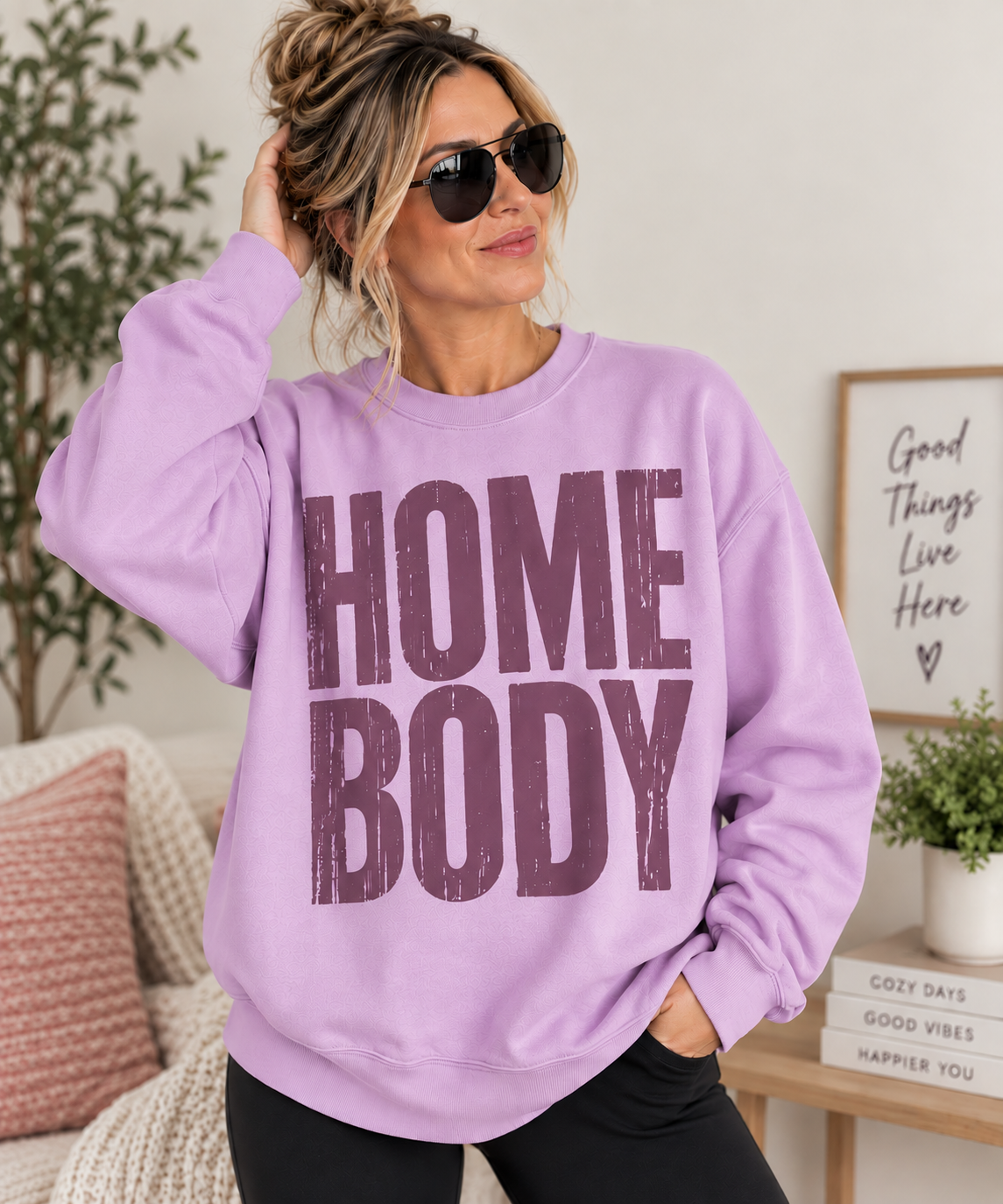 The Homebody Oversized Crewneck Sweatshirt