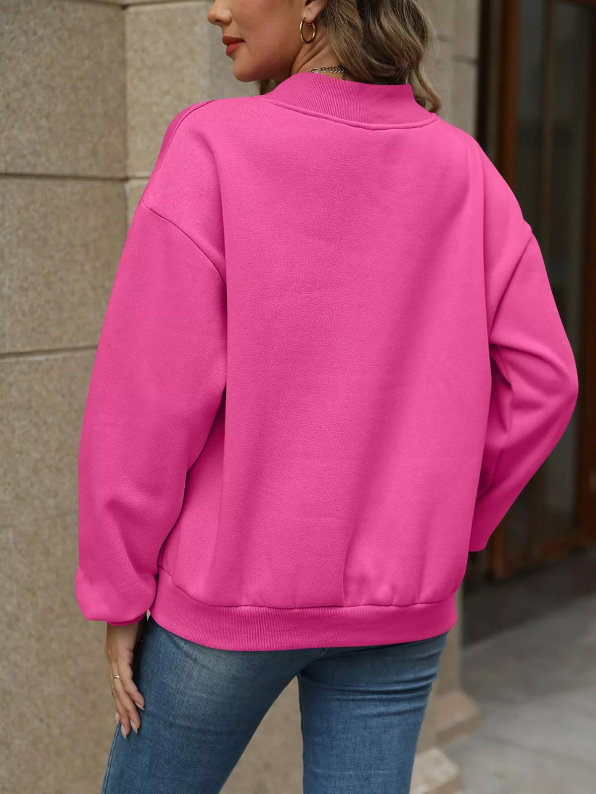 The Pink Pineapple Everyday V-Neck Sweatshirt