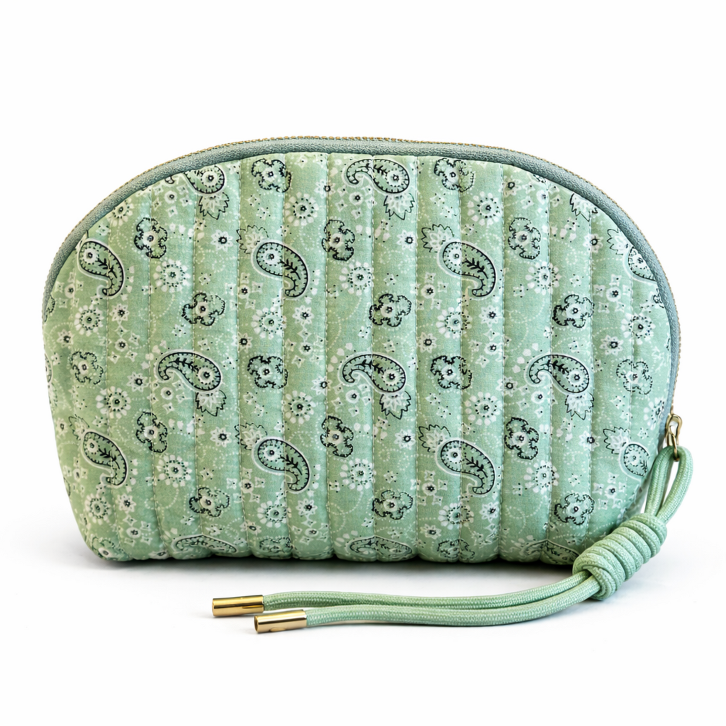 Pretty in Paisley Quilted Cosmetic Bag