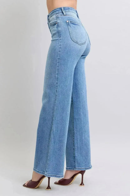 Judy Blue High Rise Wide Leg Jeans