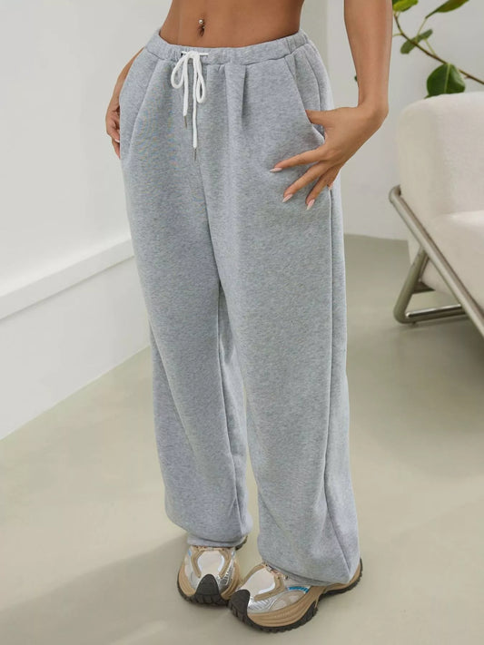 The Easy Day Wide Leg Sweatpants