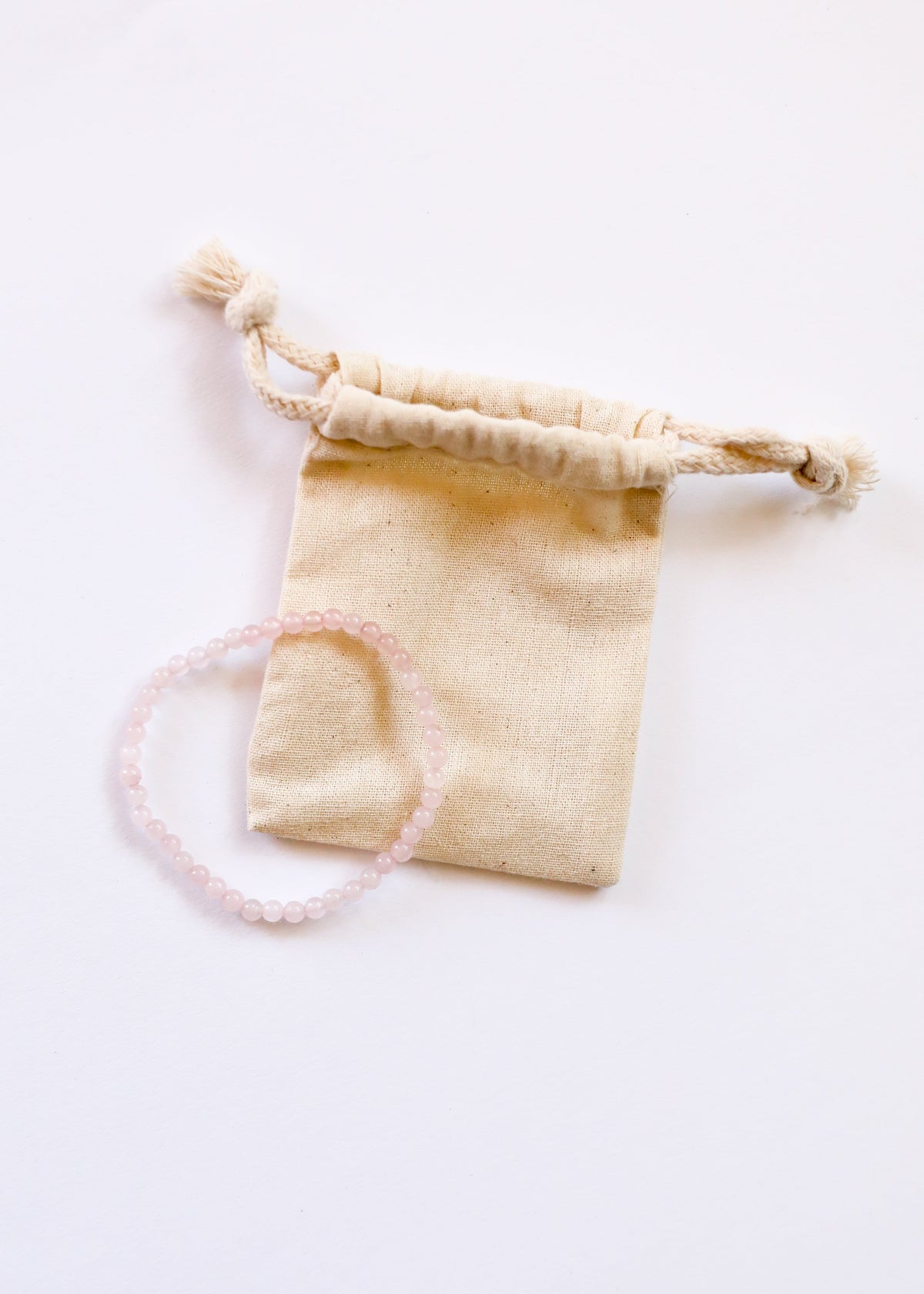 Blushing Rose Quartz Bracelet