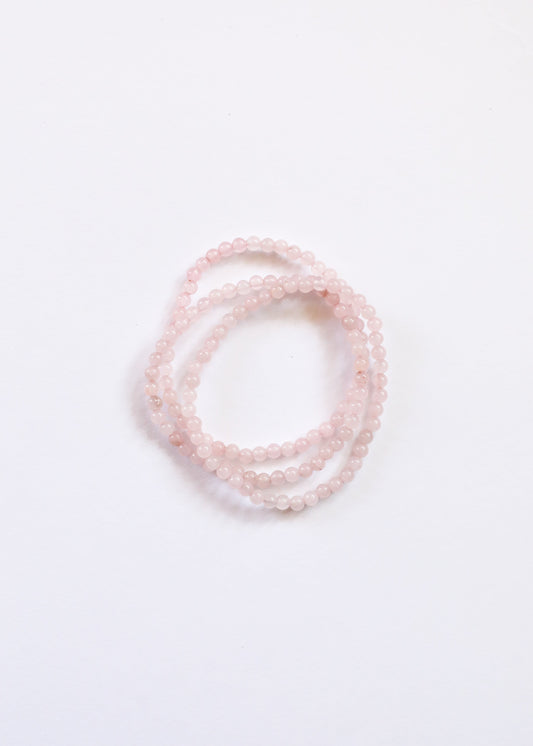 Blushing Rose Quartz Bracelet