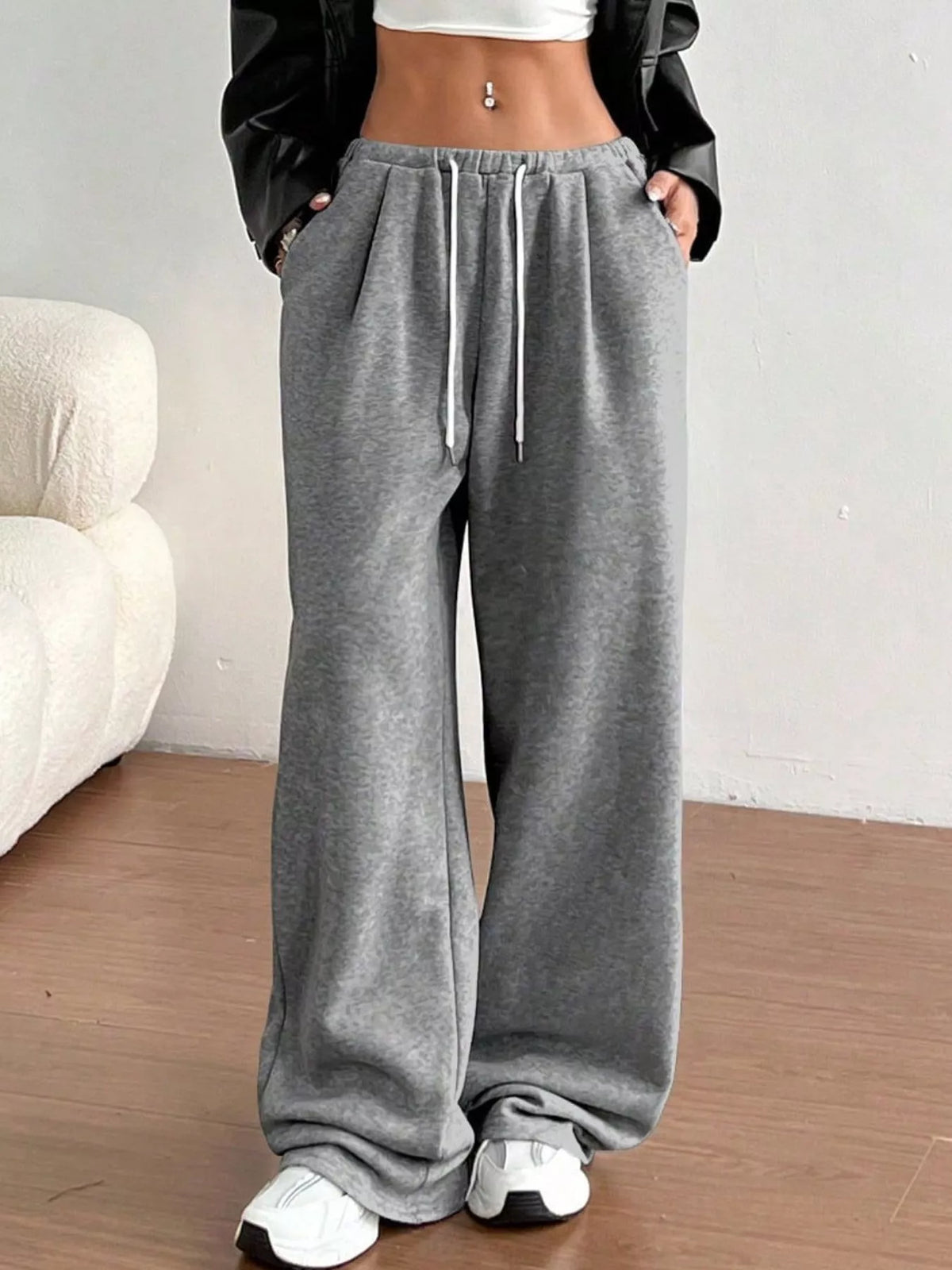 The Easy Day Wide Leg Sweatpants