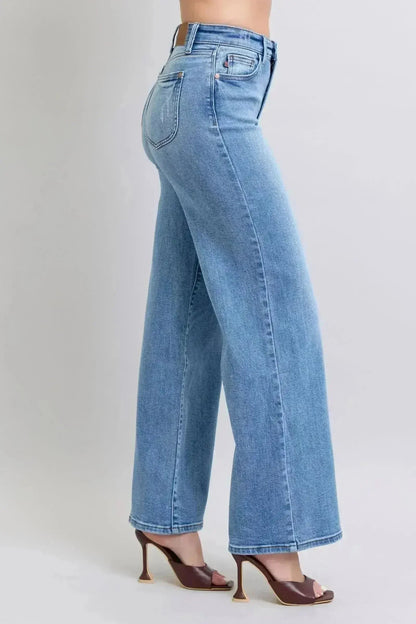 Judy Blue High Rise Wide Leg Jeans