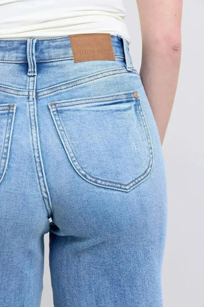 Judy Blue High Rise Wide Leg Jeans