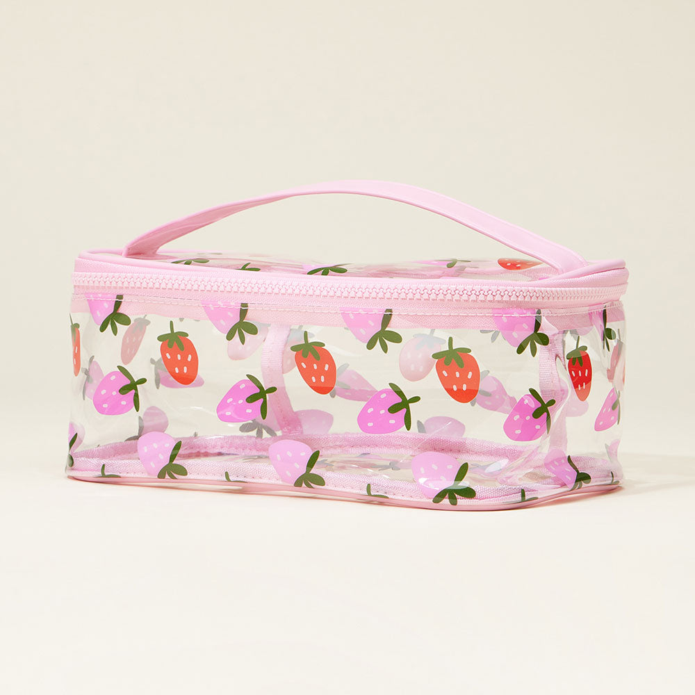 Sweet Strawberry Cosmetic Bag
