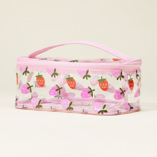 Sweet Strawberry Cosmetic Bag