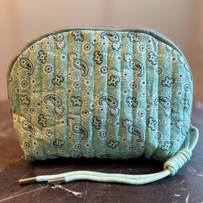 Pretty in Paisley Quilted Cosmetic Bag