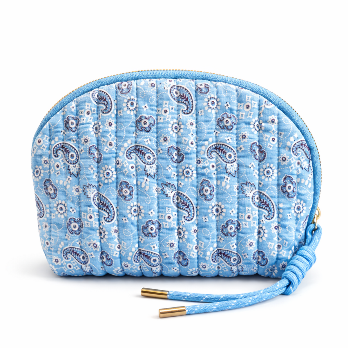 Pretty in Paisley Quilted Cosmetic Bag