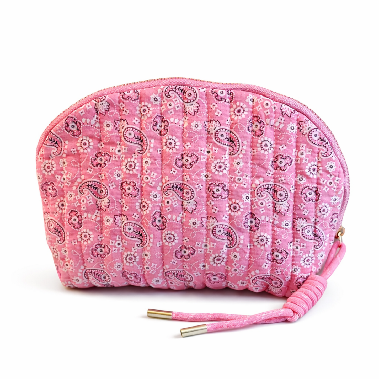 Pretty in Paisley Quilted Cosmetic Bag